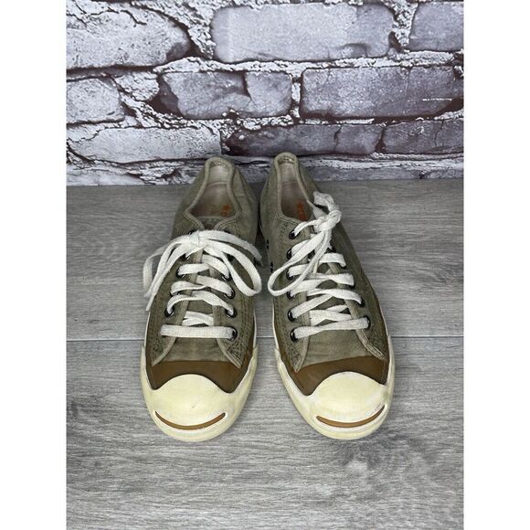 Converse Jack Purcell John Varvatos Limited Edition Green Sneakers Women Sz 6.5M - Picture 12 of 16